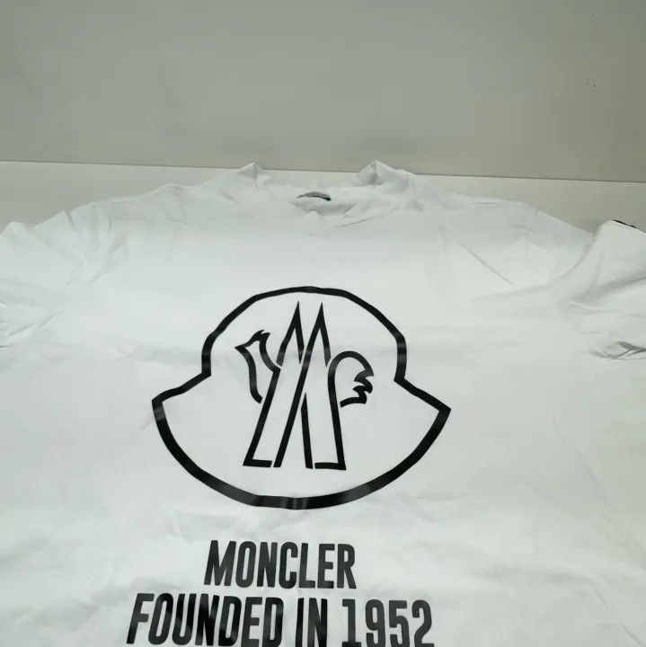 Moncler Moncler SS22 Logo Print Crew Neck T-Shirt Size US XL / EU 56 / 4 - 8 Thumbnail