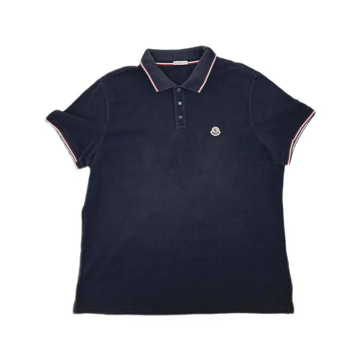 Moncler Moncler Men's Solid Short Sleeve Polo Shirt Size US XXL / EU 58 / 5 - 2 Thumbnail