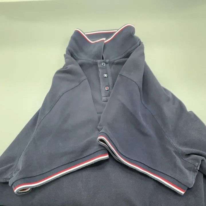 Moncler Moncler Men's Solid Short Sleeve Polo Shirt Size US XXL / EU 58 / 5 - 16 Thumbnail