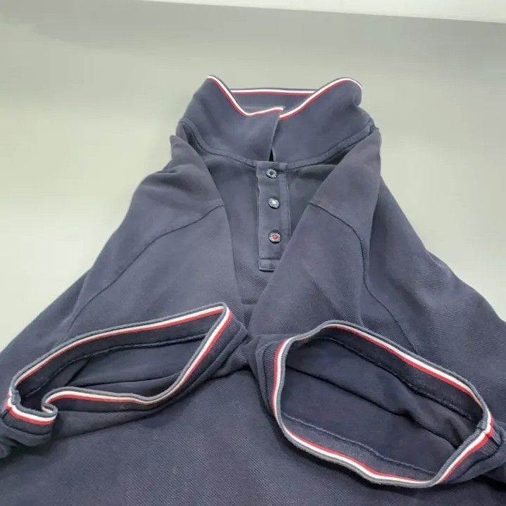 Moncler Moncler Men's Solid Short Sleeve Polo Shirt Size US XXL / EU 58 / 5 - 15 Thumbnail