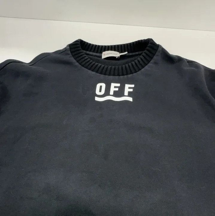 Moncler Moncler x OFF-WHITE Long Sleeve Sweatshirt Size US S / EU 44-46 / 1 - 10 Thumbnail