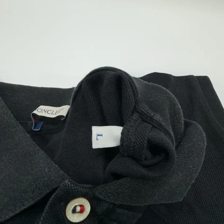 Moncler Moncler Logo Patch Short Sleeve Polo Shirt Size US L / EU 52-54 / 3 - 6 Thumbnail