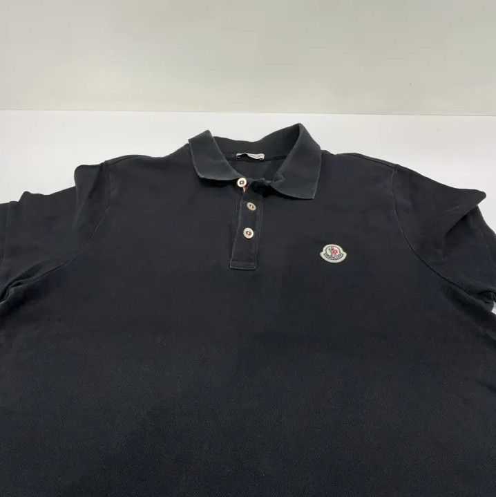 Moncler Moncler Logo Patch Short Sleeve Polo Shirt Size US L / EU 52-54 / 3 - 9 Thumbnail
