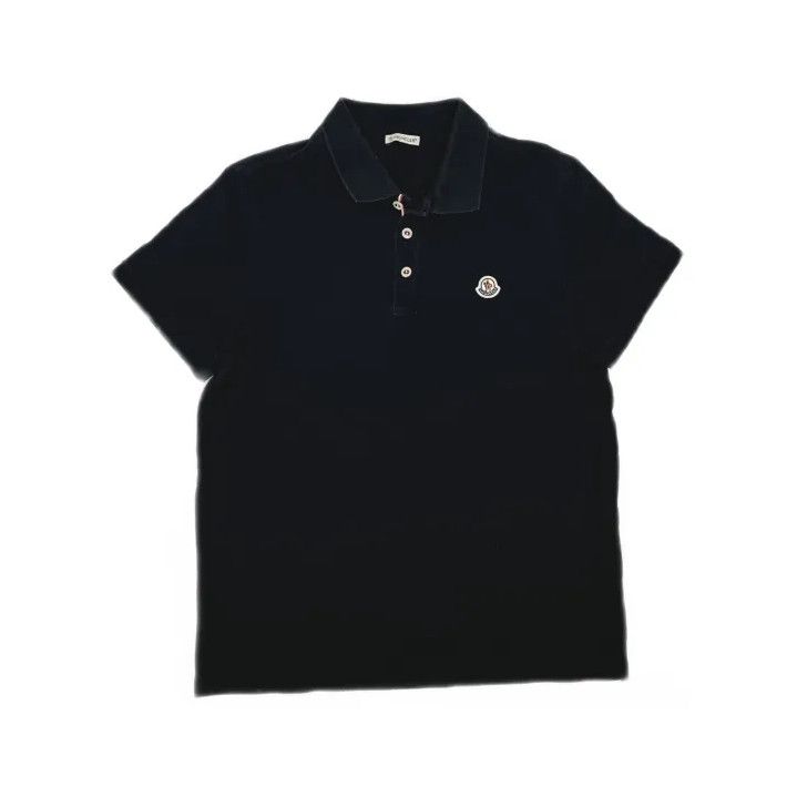 Moncler Moncler Logo Patch Short Sleeve Polo Shirt Size US L / EU 52-54 / 3 - 2 Thumbnail
