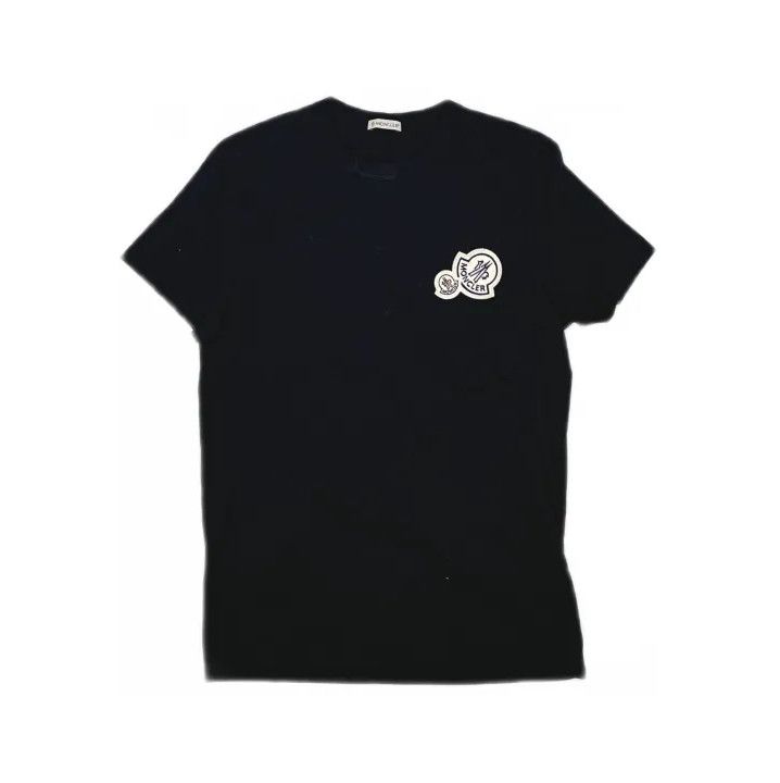 Moncler Moncler Double Logo Short-Sleeve Unisex T-Shirt Size US S / EU 44-46 / 1 - 2 Thumbnail