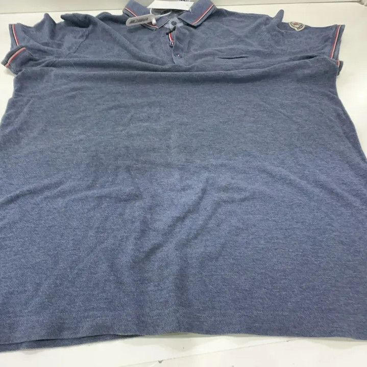 Moncler Moncler Logo Embroidery Short Sleeve Polo Shirt Size US L / EU 52-54 / 3 - 11 Thumbnail