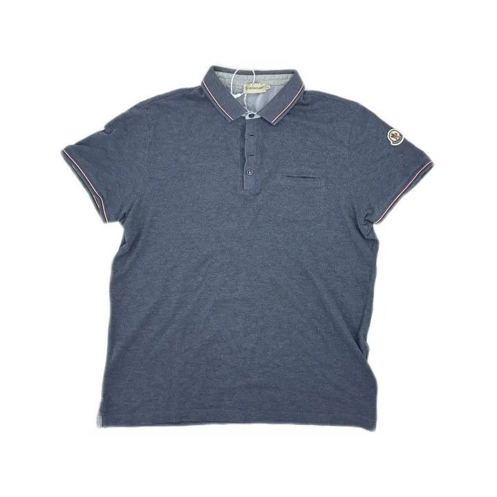 Moncler Moncler Logo Embroidery Short Sleeve Polo Shirt Size US L / EU 52-54 / 3 - 2 Thumbnail