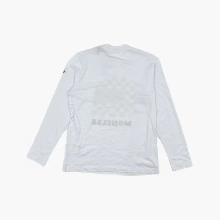 Moncler Moncler Men's White Long-Sleeve Printed T-Shirt Size US L / EU 52-54 / 3 - 3 Thumbnail