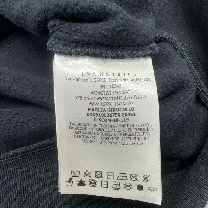 Moncler Moncler Men's Cotton Fleece Sweatshirt Size US M / EU 48-50 / 2 - 6 Thumbnail