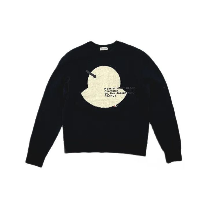 Moncler Moncler Men's Cotton Fleece Sweatshirt Size US M / EU 48-50 / 2 - 2 Thumbnail