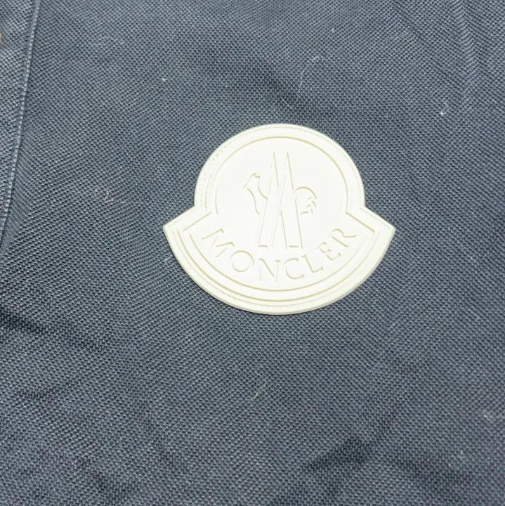 Moncler Moncler Solid Logo Short-Sleeve Polo Shirt Size US M / EU 48-50 / 2 - 6 Thumbnail