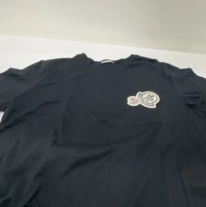 Moncler Moncler SS23 Cotton Logo Patch Men's T-Shirt Size US L / EU 52-54 / 3 - 6 Thumbnail