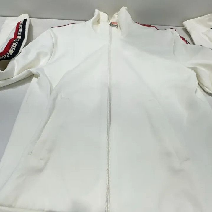 Moncler Moncler White Stand Collar Jacket Size US S / EU 44-46 / 1 - 8 Thumbnail