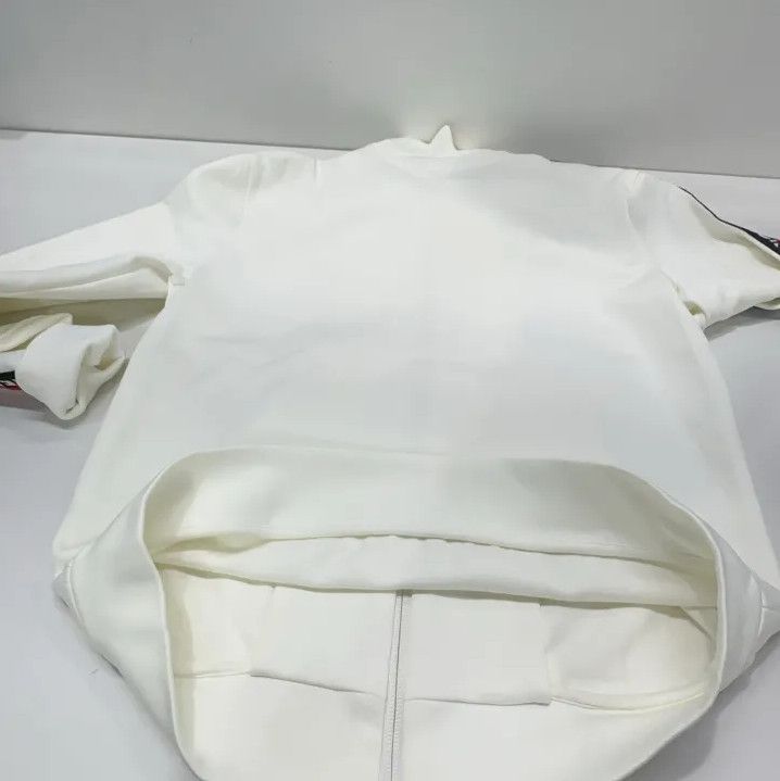 Moncler Moncler White Stand Collar Jacket Size US S / EU 44-46 / 1 - 11 Thumbnail