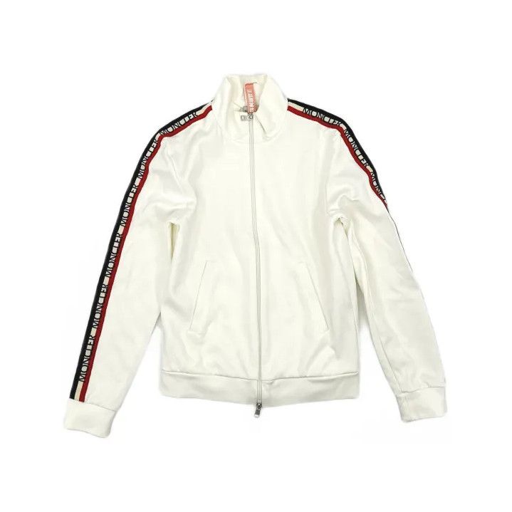 Moncler Moncler White Stand Collar Jacket Size US S / EU 44-46 / 1 - 2 Thumbnail