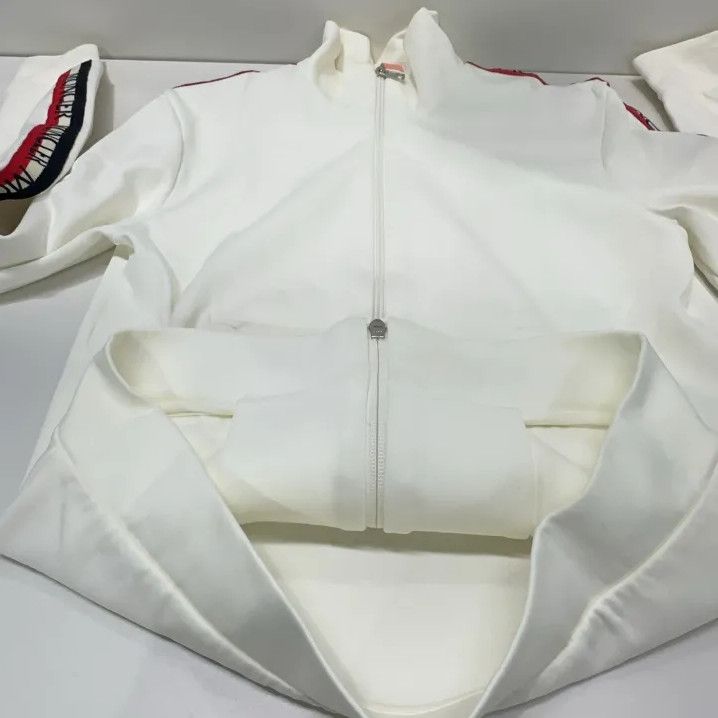 Moncler Moncler White Stand Collar Jacket Size US S / EU 44-46 / 1 - 7 Thumbnail