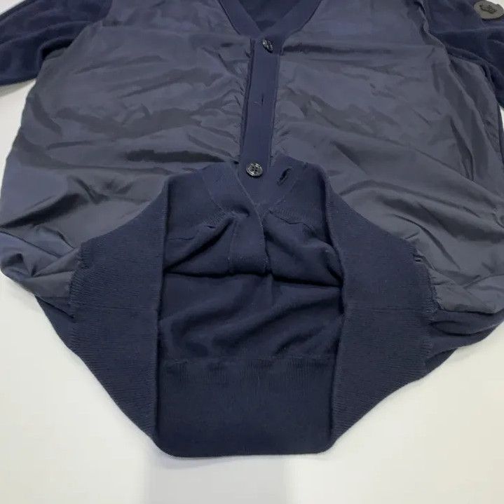 Moncler Moncler Solid Spliced Long-Sleeve Knit Cardigan Size US S / EU 44-46 / 1 - 8 Thumbnail
