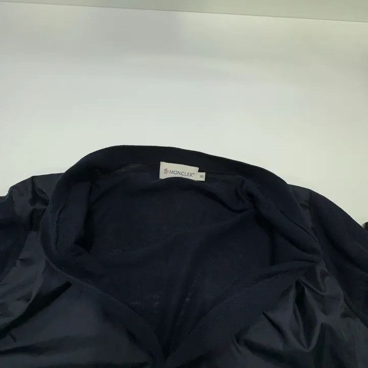 Moncler Moncler Solid Spliced Long-Sleeve Knit Cardigan Size US S / EU 44-46 / 1 - 6 Thumbnail
