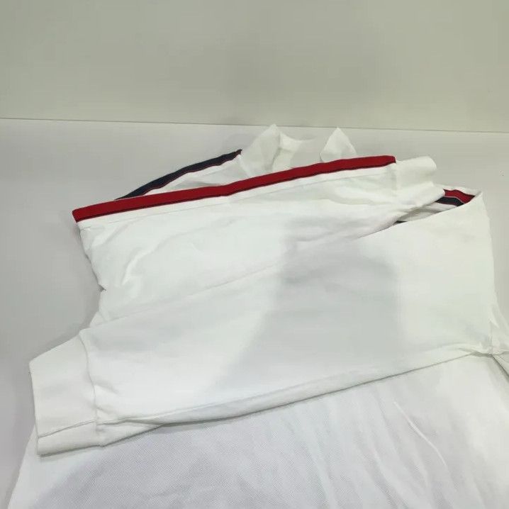 Moncler Moncler White Long-Sleeve Casual Polo T-Shirt Size US XL / EU 56 / 4 - 9 Thumbnail