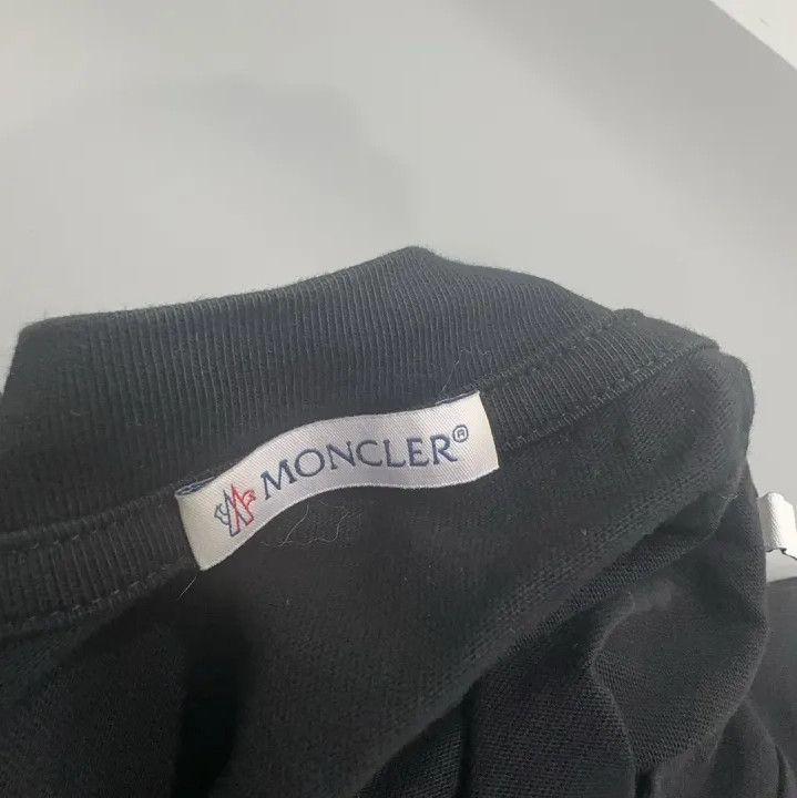Moncler Moncler Solid Logo Casual Short-Sleeve T-Shirt Size US XXL / EU 58 / 5 - 5 Thumbnail