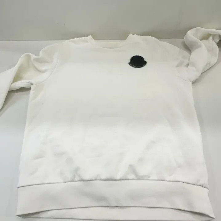 Moncler Moncler Men's Logo Patch Crewneck Sweatshirt Size US L / EU 52-54 / 3 - 8 Thumbnail