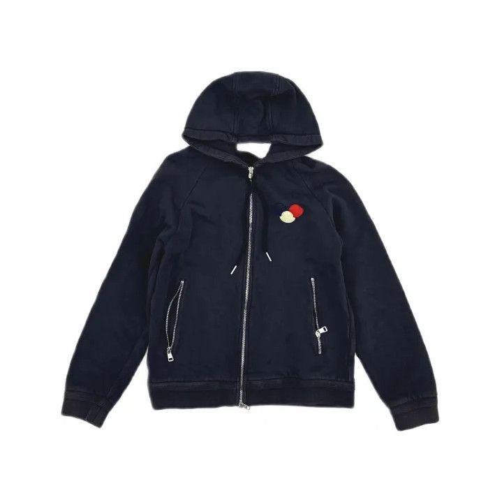 Moncler Moncler Men's Three-Color Logo Hooded Zip Jacket Size US L / EU 52-54 / 3 - 2 Thumbnail