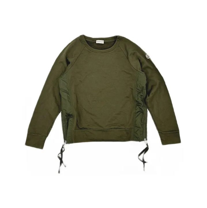 Moncler Moncler Stylish Spliced Pullover Sweatshirt Size US M / EU 48-50 / 2 - 2 Thumbnail