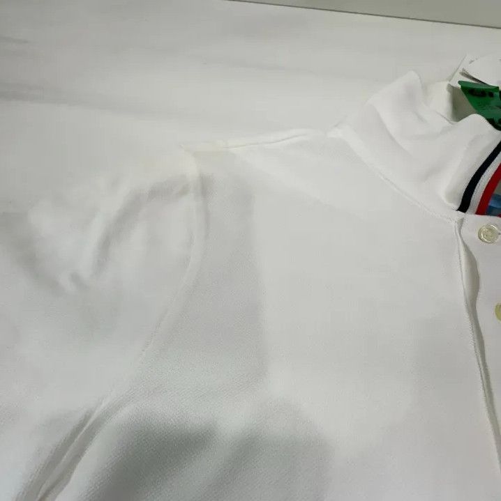 Moncler Moncler Men's Letter Logo Stripe Short Sleeve Polo Size US S / EU 44-46 / 1 - 10 Thumbnail