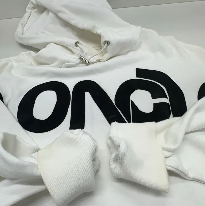 Moncler Moncler Logo Letter Pattern Men's White Hoodie Size US M / EU 48-50 / 2 - 13 Thumbnail