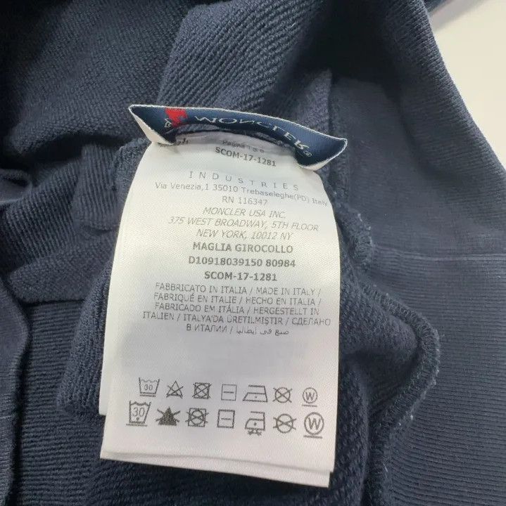 Moncler Moncler Letter Print Casual Sweatshirt Size US L / EU 52-54 / 3 - 6 Thumbnail