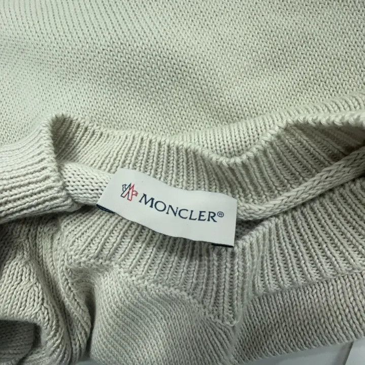 Moncler Moncler SS23 Letter Knit Crew Neck Pullover Sweater Size US XXL / EU 58 / 5 - 4 Thumbnail