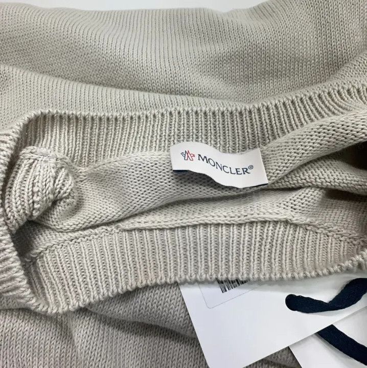 Moncler Moncler SS23 Letter Knit Crew Neck Pullover Sweater Size US XXL / EU 58 / 5 - 7 Thumbnail