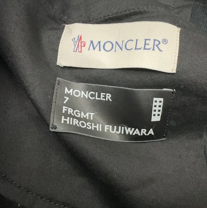 Moncler Moncler x FRGMT FW22 Logo Print Straight Denim Pants Size US 28 / EU 44 - 4 Thumbnail