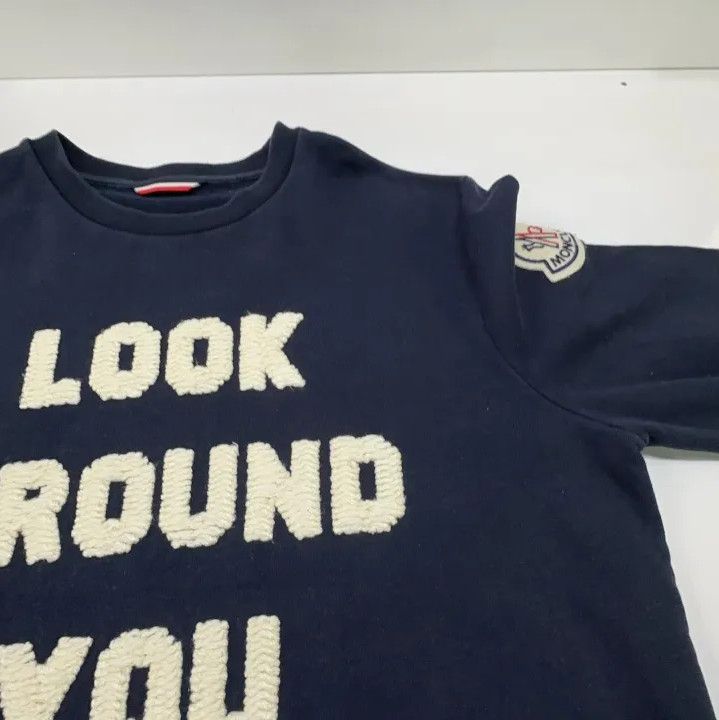 Moncler Moncler Navy Long-Sleeve Sweatshirt Size US XL / EU 56 / 4 - 11 Thumbnail