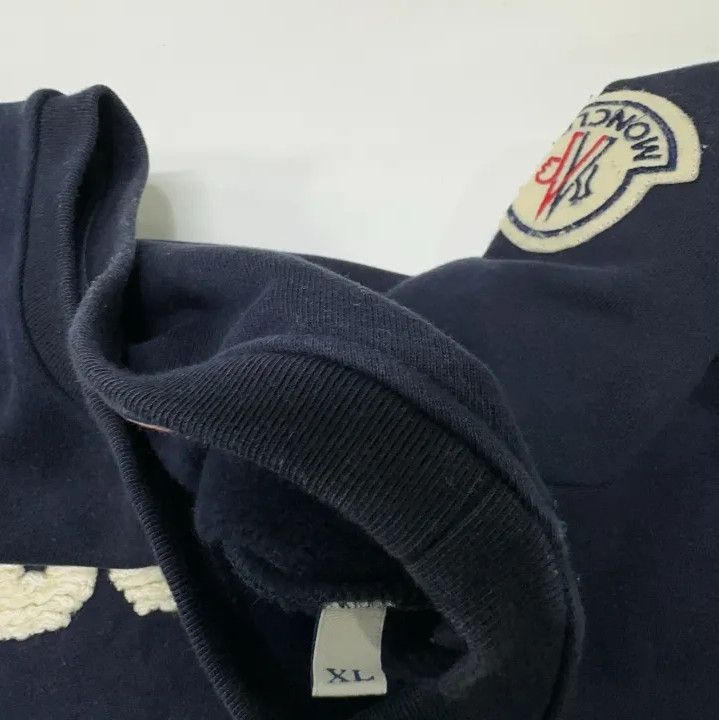 Moncler Moncler Navy Long-Sleeve Sweatshirt Size US XL / EU 56 / 4 - 7 Thumbnail