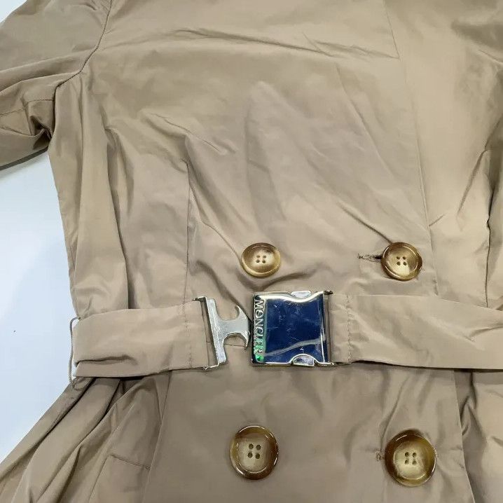 Moncler Moncler Solid Color Fashion Trench Coat Size US XXS / EU 40 - 14 Thumbnail