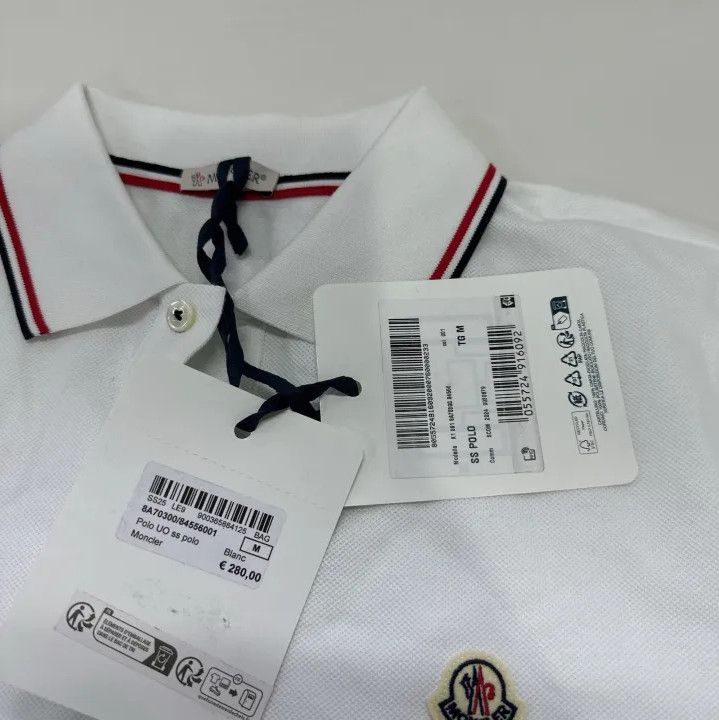 Moncler Moncler SS25 Logo Casual Short-Sleeve Polo Size US M / EU 48-50 / 2 - 4 Thumbnail