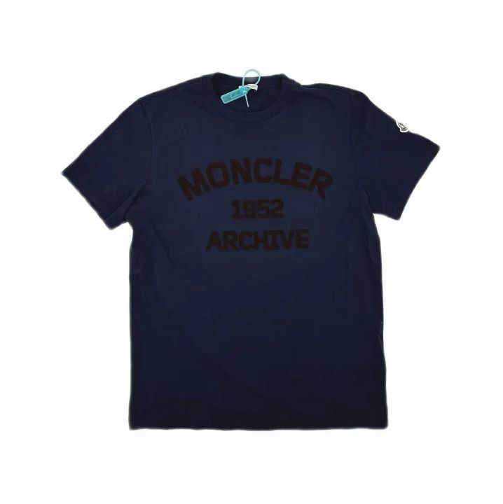 Moncler Moncler Men's 1952 Archive Print Short-Sleeve T-Shirt Size US L / EU 52-54 / 3 - 2 Thumbnail