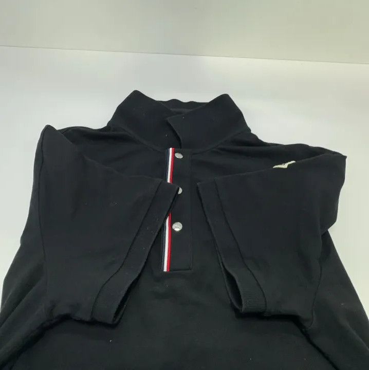 Moncler Moncler Men's Solid Logo Badge Polo Shirt Size US L / EU 52-54 / 3 - 12 Thumbnail