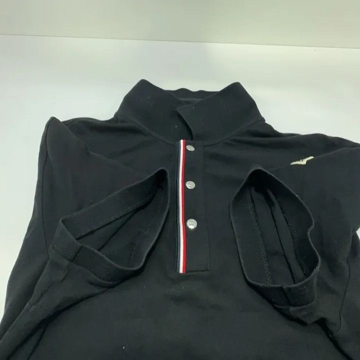 Moncler Moncler Men's Solid Logo Badge Polo Shirt Size US L / EU 52-54 / 3 - 13 Thumbnail
