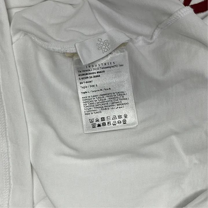 Moncler Moncler Calligraphy Logo Round Neck Short Sleeve T-Shirt Size US L / EU 52-54 / 3 - 3 Thumbnail