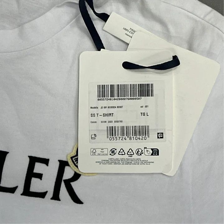 Moncler Moncler Men's Logo Print Short-Sleeve T-Shirt Size US L / EU 52-54 / 3 - 2 Thumbnail