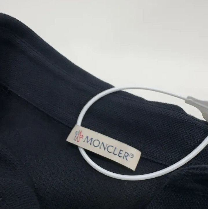 Moncler Moncler Logo Solid Casual Short Sleeve Polo Size US XL / EU 56 / 4 - 5 Thumbnail