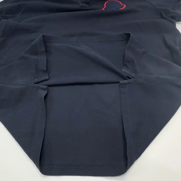 Moncler Moncler Solid Short-Sleeve Polo Shirt Size US XL / EU 56 / 4 - 8 Thumbnail