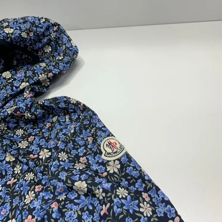 Moncler Moncler Floral Print Zip Hooded Jacket Size US XXS / EU 40 - 7 Thumbnail