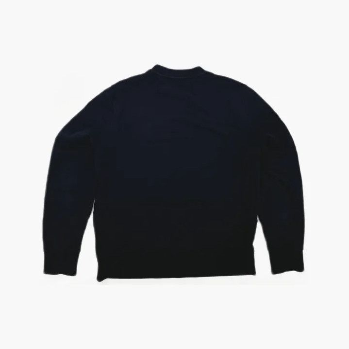 Moncler Moncler Solid Crew Neck Logo Print Sweatshirt Size US L / EU 52-54 / 3 - 3 Thumbnail