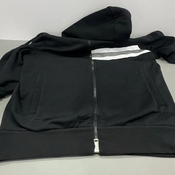 Moncler Moncler Embroidered Logo Zip Hoodie Size US L / EU 52-54 / 3 - 9 Thumbnail