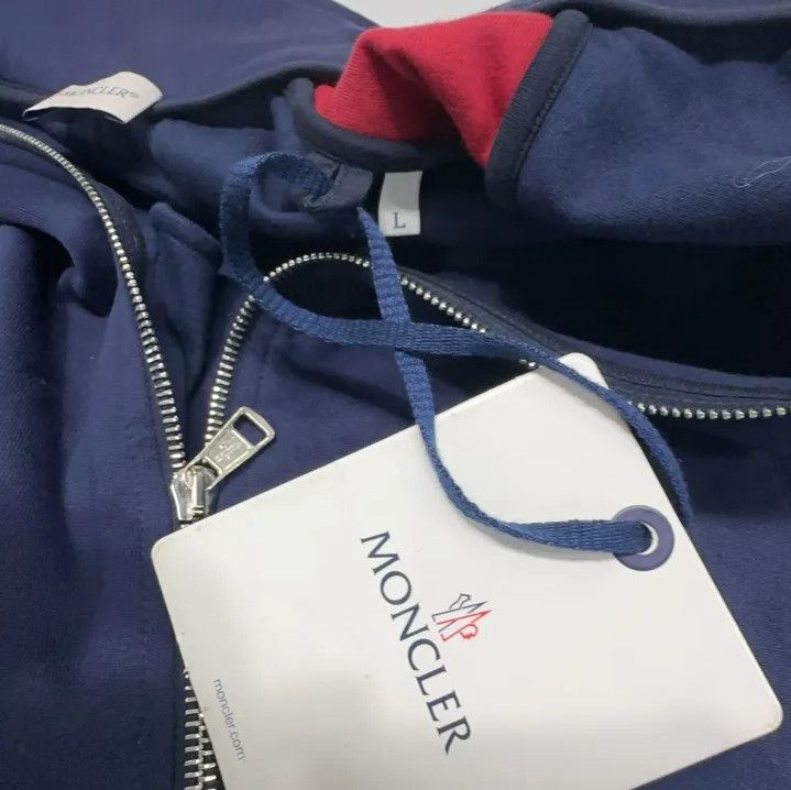Moncler Moncler Colorblock Logo Zip Stand Collar Jacket Size US L / EU 52-54 / 3 - 6 Thumbnail