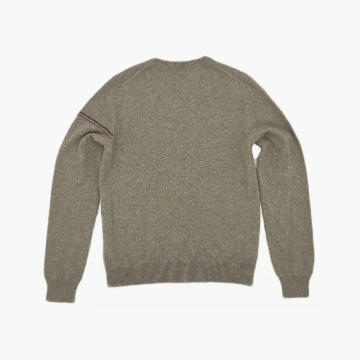 Moncler Moncler Deep Oatmeal V-Neck Pullover Sweater Size US S / EU 44-46 / 1 - 3 Thumbnail