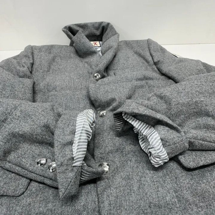 Moncler Moncler x Thom Browne Logo Patch Lapel Down Blazer Size US XS / EU 42 / 0 - 10 Thumbnail